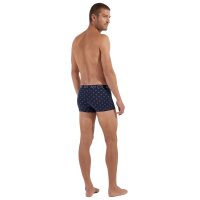 HOM mens boxer briefs 2-pack - Davide #2, boxer shorts, cotton blend Dark blue S (Small)