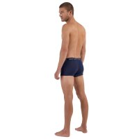 HOM mens boxer briefs 2-pack - Davide #2, boxer shorts, cotton blend Dark blue S (Small)