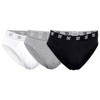 CR7 Mens Briefs, 3-pack - Briefs, Logo Waistband, Stretch Cotton