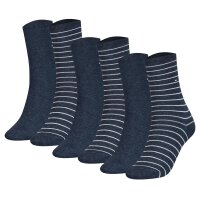 TOMMY HILFIGER Womens Socks, 6-Pack - Womens Patterned...