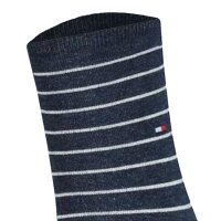 TOMMY HILFIGER Womens Socks, 6-Pack - Womens Patterned Styles Jeans blue 39-42