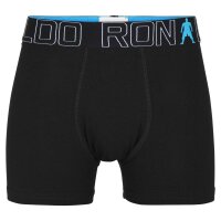 CR7 Boys Boxer Shorts, 5-Pack - Cristiano Ronaldo motifs,Trunks, Cotton Stretch, Logo Waistband Black 104/110