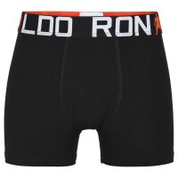 CR7 Boys Boxer Shorts, 5-Pack - Cristiano Ronaldo motifs,Trunks, Cotton Stretch, Logo Waistband Black 104/110
