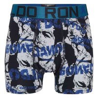 CR7 Jungen Boxershorts, 5er Pack - Cristiano Ronaldo Motive, Trunks, Cotton Stretch, Logobund Schwarz/Blau/Türkis 104/110