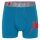 CR7 Boys Boxer Shorts, 5-Pack - Cristiano Ronaldo motifs,Trunks, Cotton Stretch, Logo Waistband Black/Blue/Turquoise 104/110
