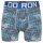 CR7 Jungen Boxershorts, 5er Pack - Cristiano Ronaldo Motive, Trunks, Cotton Stretch, Logobund Schwarz/Blau/Türkis 104/110