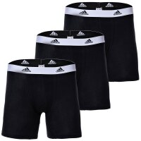 adidas Herren Boxershorts, 3er Pack - Boxer Briefs, Active Flex Cotton, Logo