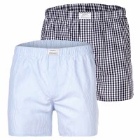 GANT mens woven boxer shorts, 2-pack - STRIPE AND...