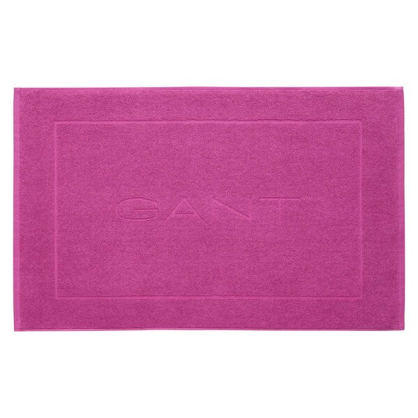 GANT bath mat - shower mat, terry cloth, organic cotton, logo, uni Pink 50x80cm