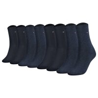 TOMMY HILFIGER Womens Socks, 4-Pack - Sock Casual, ECOM, short, uni Blue 39-42 (6-8 UK)