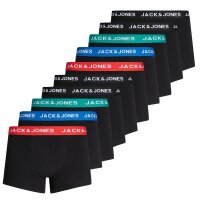 Jack & Jones Mens Boxer Shorts, 10-Pack - JACHUEY TRUNKS, Cotton Stretch