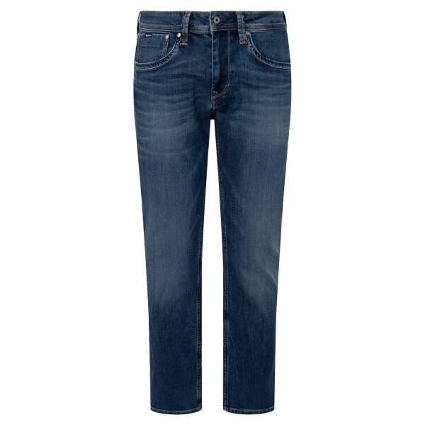 Pepe Jeans Herren Jeans - Cash, Regular Fit, Straight Leg, Denim, Länge 32