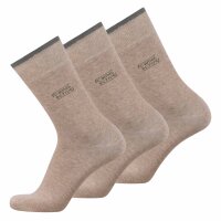 camel active Herren Socken, 3er Pack - Basic Socken, Bio-Baumwolle