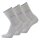 camel active Mens Socks, 3-pack - Basic Socks, Organic Cotton Mottled Grey 39-42