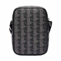 LACOSTE Herren Umhängetasche - The Blend Vertical Monogram Camera Bag, 21,5x16x5,5cm (HxBxT) Schwarz