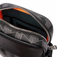 LACOSTE Herren Umhängetasche - The Blend Vertical Monogram Camera Bag, 21,5x16x5,5cm (HxBxT) Schwarz