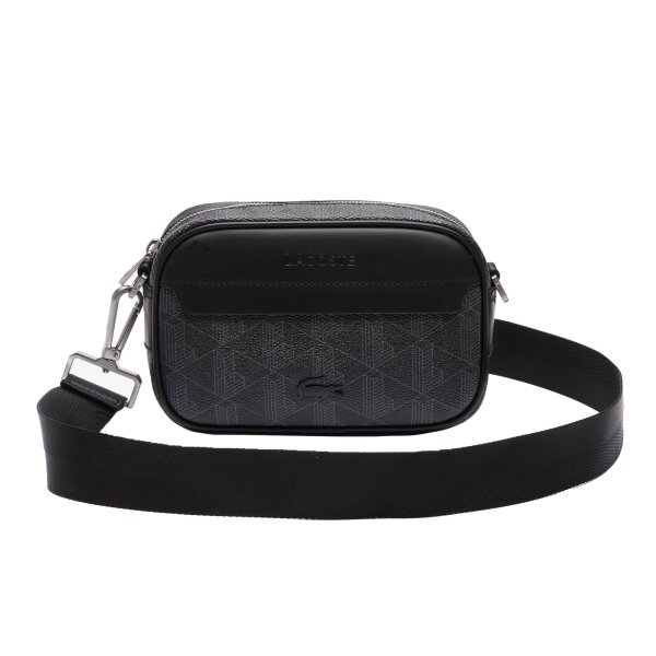 LACOSTE Herren Umhängetasche - The Blend Adjustable Strap Cross Body Bag, Small, 12,5x19x6cm (HxBxT) Schwarz