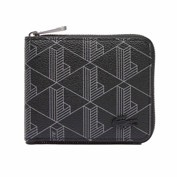 LACOSTE mens wallet - The Blend Compact Zipped Billfold, 9,5x11x2cm (HxWxD)