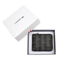LACOSTE Herren Geldbörse - The Blend Compact Zipped Billfold, 9,5x11x2cm (HxBxT) Schwarz