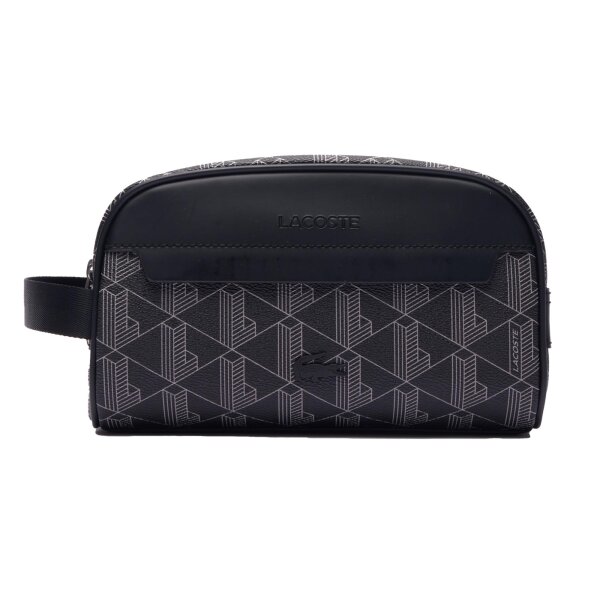LACOSTE Herren Kulturbeutel - The Blend Monogram Toiletry Bag, 14x22x11cm (HxBxT)