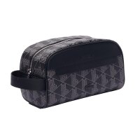 LACOSTE Herren Kulturbeutel - The Blend Monogram Toiletry Bag, 14x22x11cm (HxBxT) Schwarz
