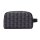 LACOSTE Mens Toiletry Bag - The Blend Monogram Toiletry Bag, 14x22x11cm (HxWxD) Black
