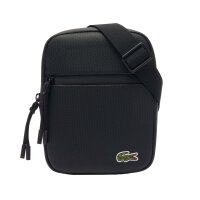LACOSTE Mens Shoulder Bag - S Flat Crossover Bag, 21x16x3.5cm (HxWxD) Black 2