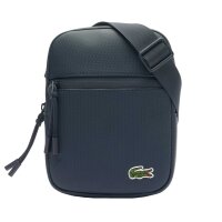 LACOSTE Herren Umhängetasche - S Flat Crossover Bag, 21x16x3,5cm (HxBxT) Dunkelblau