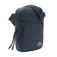 LACOSTE Mens Shoulder Bag - S Flat Crossover Bag, 21x16x3.5cm (HxWxD) Dark Blue