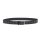 LACOSTE Herren Gürtel -  Coated Canvas Monogram Belt, 35 mm Schwarz 105 cm