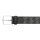 LACOSTE Herren Gürtel -  Coated Canvas Monogram Belt, 35 mm Schwarz 105 cm