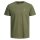 JACK&JONES Herren T-Shirt, 10er Pack - JORJXJ, T-Shirt, kurzarm, Rundhals, Baumwolle, Logo, einfarbig Weiß/Grau/Grün/Blau/Schwarz S