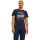 JACK&JONES Herren T-Shirt, 6er Pack - JJETHAN TEE CREW NECK, Vintage Logo, Baumwolle Weiß/Marineblau/Schwarz S