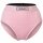 VERSACE womens briefs Highleg RIB - high logo waistband, ribbed knit, cotton stretch Light Pink L (Large)