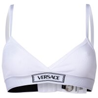 VERSACE womens bustier RIB - triangle bralette, ribbed knit, stretch cotton