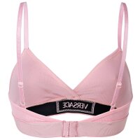 VERSACE Damen Bustier RIB - Triangel-Bralette, Rippstrick, Baumwoll-Stretch Rosa L