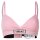 VERSACE Damen Bustier RIB - Triangel-Bralette, Rippstrick, Baumwoll-Stretch Rosa L