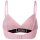 VERSACE Damen Bustier RIB - Triangel-Bralette, Rippstrick, Baumwoll-Stretch Rosa L