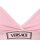 VERSACE Damen Bustier RIB - Triangel-Bralette, Rippstrick, Baumwoll-Stretch Rosa L