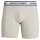 JACK&JONES mens boxer shorts, 6-pack - JACSOLID, stretch cotton, solid colour Grey/White/Navy S (Small)