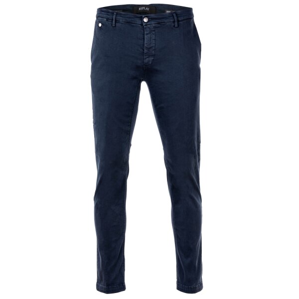 REPLAY Mens jeans - Bull Hyperflex Stretch BENNI, Chino, stretch denim, length 32, slim fit