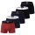 BOSS Herren Boxershorts, 5er Pack - TRUNK 5P ESSENTIAL, Cotton Stretch, Logo