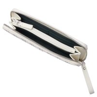 LACOSTE Damen Geldbörse - Daily Lifestyle Large Zipped Billfold, 10,5x20x3cm (HxBxT) Weiß