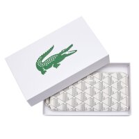 LACOSTE Damen Geldbörse - Daily Lifestyle Large Zipped Billfold, 10,5x20x3cm (HxBxT) Weiß