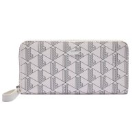 LACOSTE ladies wallet - Daily Lifestyle Large Zipped Billfold, 10,5x20x3cm (HxWxD) White