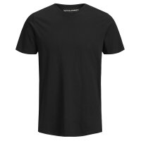 Jack & Jones Mens T-Shirt, 6-Pack - JJEORGANIC BASIC TEE O-NECK, short sleeve, organic cotton White/Black S (Small)