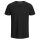 Jack & Jones Mens T-Shirt, 6-Pack - JJEORGANIC BASIC TEE O-NECK, short sleeve, organic cotton White/Black S (Small)