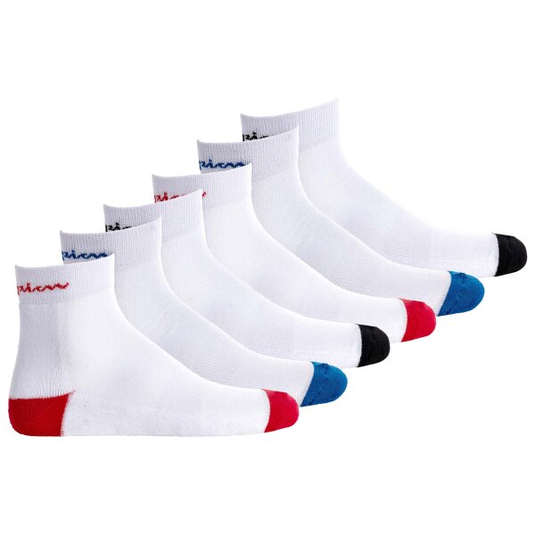 Champion Unisex Socken, 6 Paar - Crew Socken, Logo, Streifen
