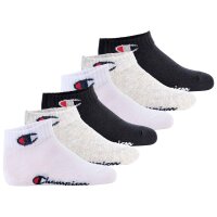 Champion Kinder Socken, 6er Pack - Quarter, Logo, einfarbig
