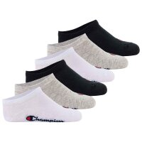 Champion childrens socks, 6-pack - sneaker socks, logo, solid colour